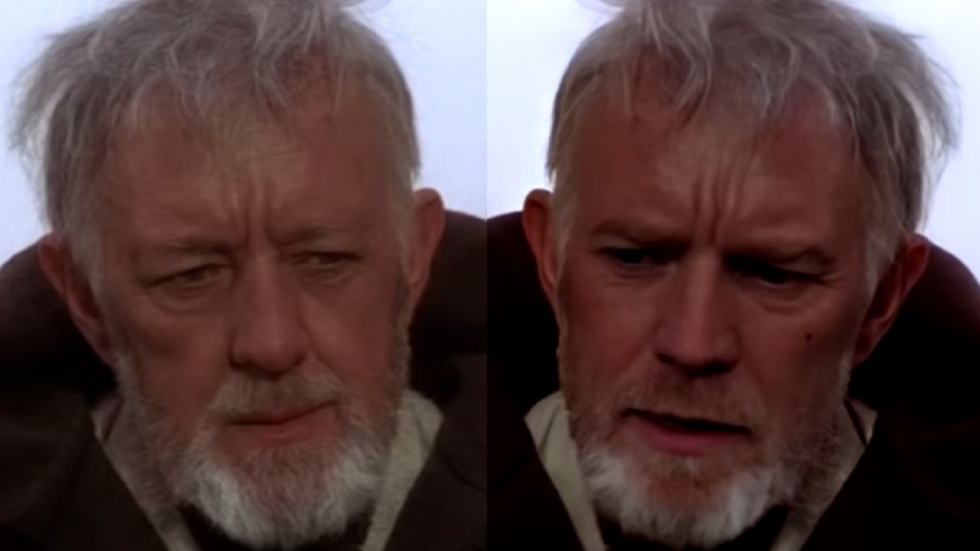 Vette 'Star Wars' deepfake: Ewan McGregor transformeert in Alec Guinness