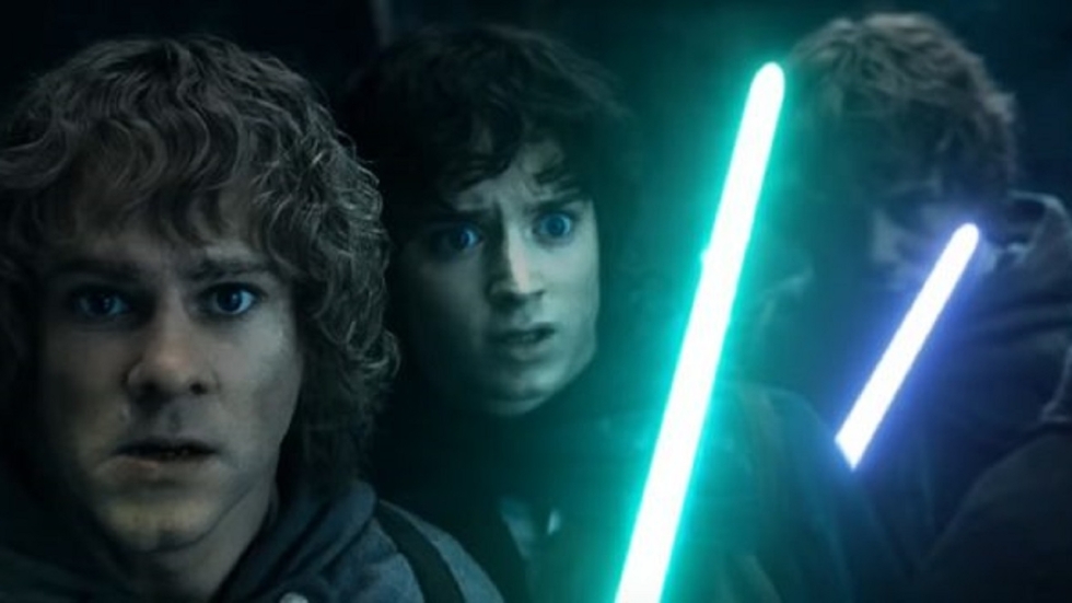 Zo ziet 'The Lord of the Rings' eruit met lightsabers!