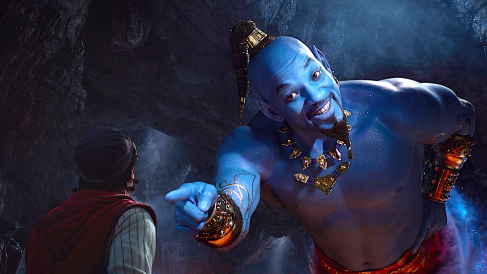 Will Smiths afgekraakte Genie leert Aladdin een lesje op nieuwe foto live-action verfilming