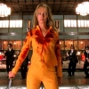 Uma Thurman haatte het iconische gele pak van The Bride in 'Kill Bill'