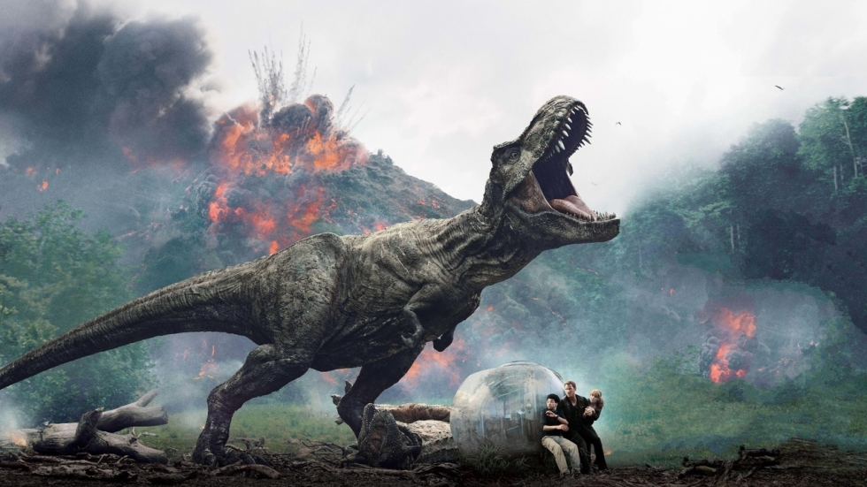 'Jurassic World: Dominion' toont weer dinosaurussen op een setfoto