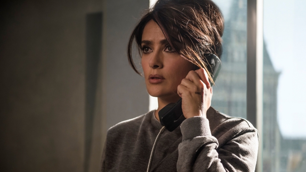 Salma Hayek laat zich van haar wilde kant zich op Instagram