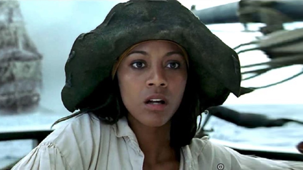 Zoe Saldaña kijkt met weinig plezier terug op 'Pirates of the Caribbean'