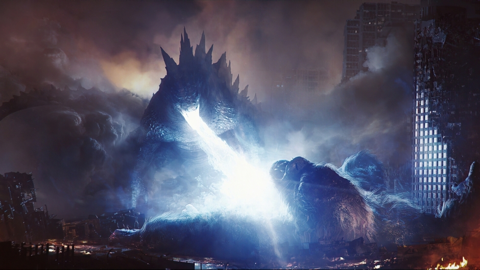 Spectaculaire nieuwe foto's 'Godzilla vs. Kong'