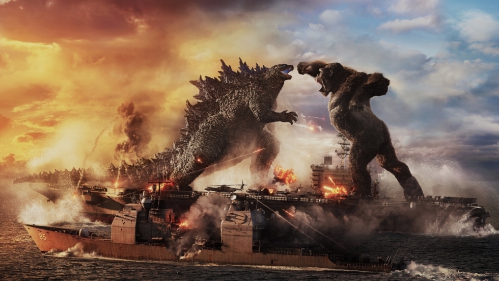 Kunstzinnige nieuwe poster 'Godzilla vs. Kong': de mooiste tot nu toe?