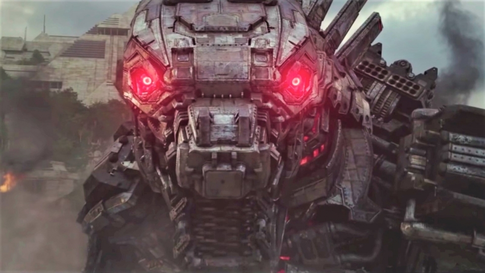 Mechagodzilla is net een Transformer op posters 'Godzilla vs. Kong'