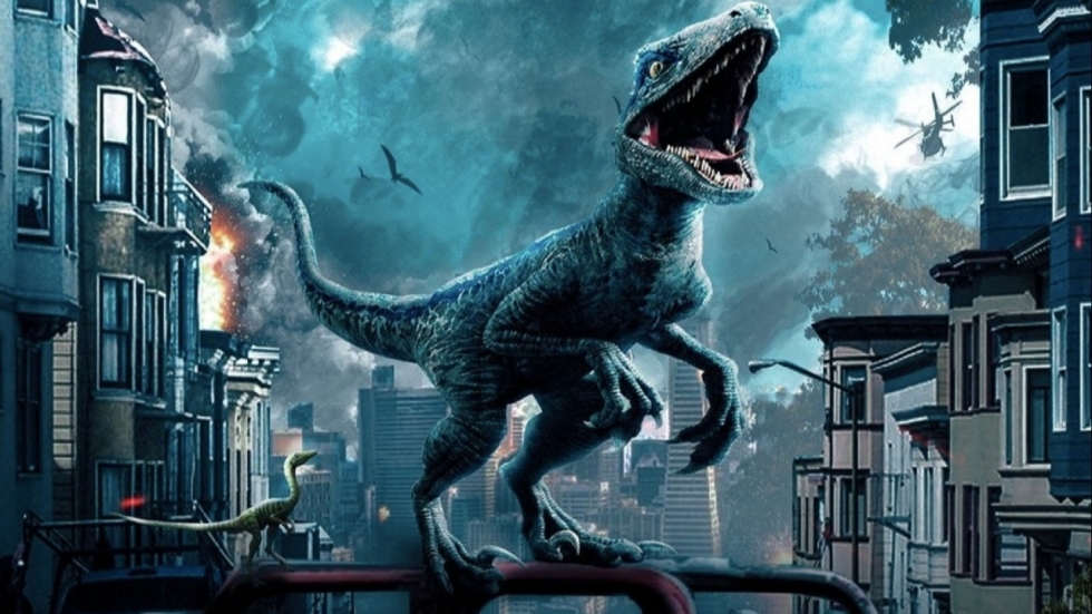 Geinige fanart vervangt Paul Walker door een raptor in 'Jurassic World' - 'Fast & Furious' crossover