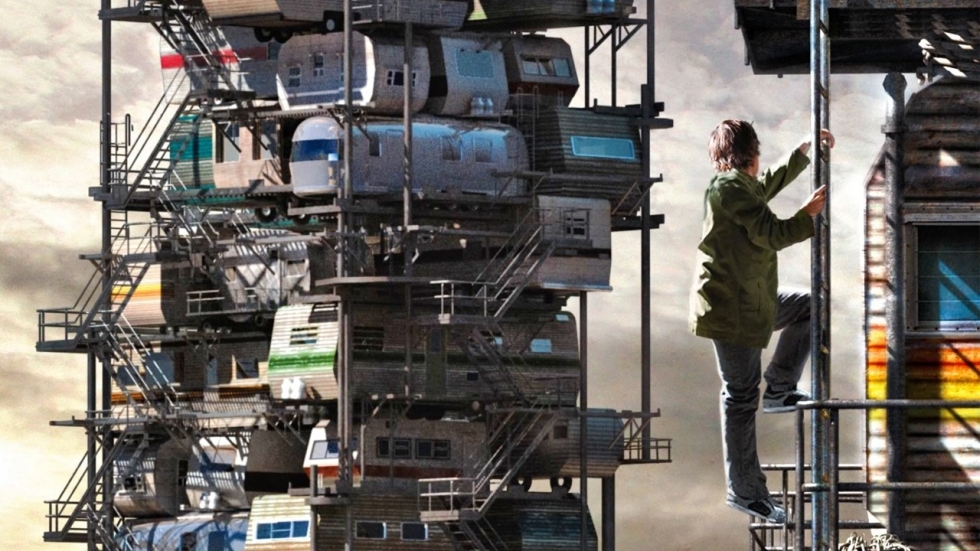 Dystopische foto's van de set van Spielbergs 'Ready Player One'