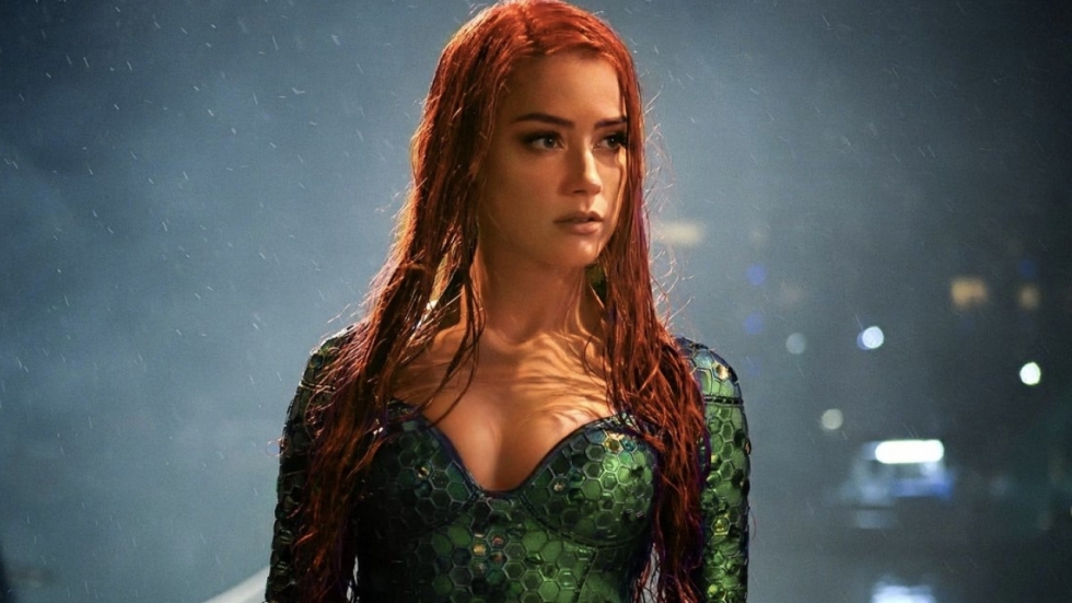 Amber Heard lijkt wel een vuurtoren op nieuwe foto 'Aquaman 2'
