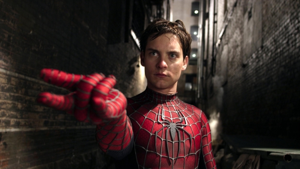 Tobey Maguire's Spidey gespot op flyer 'Spider-Man: No Way Home'