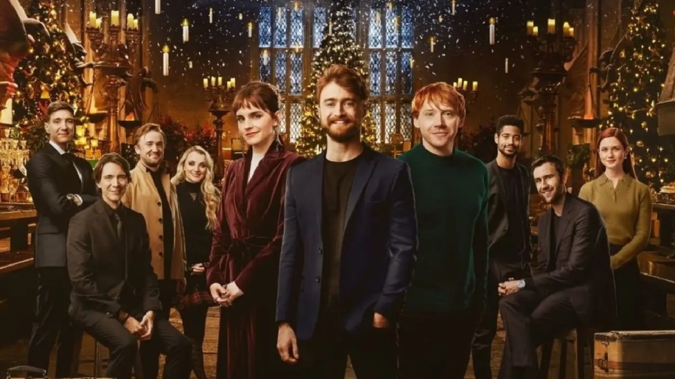 'Harry Potter'-sterren voor het eerst samen terug op foto in Hogwarts