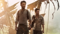 Officiële poster 'Uncharted' toont Tom Holland en Mark Wahlberg bij een scheepswrak