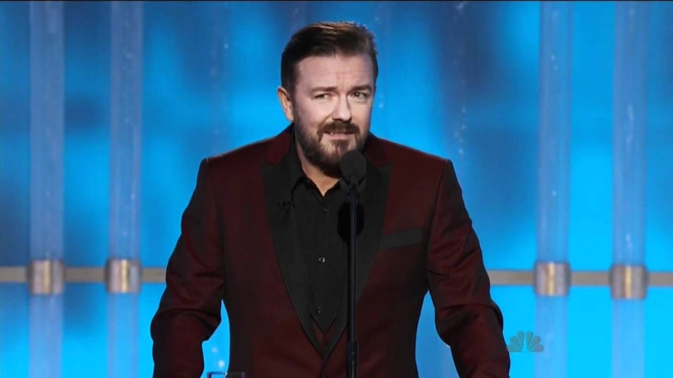 Ricky Gervais wil Oscars gratis presenteren, maar wel onder één enkele voorwaarde