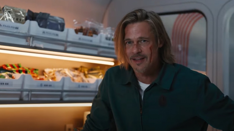 Brad Pitt gaat los in bikkelharde trailer 'Bullet Train'!