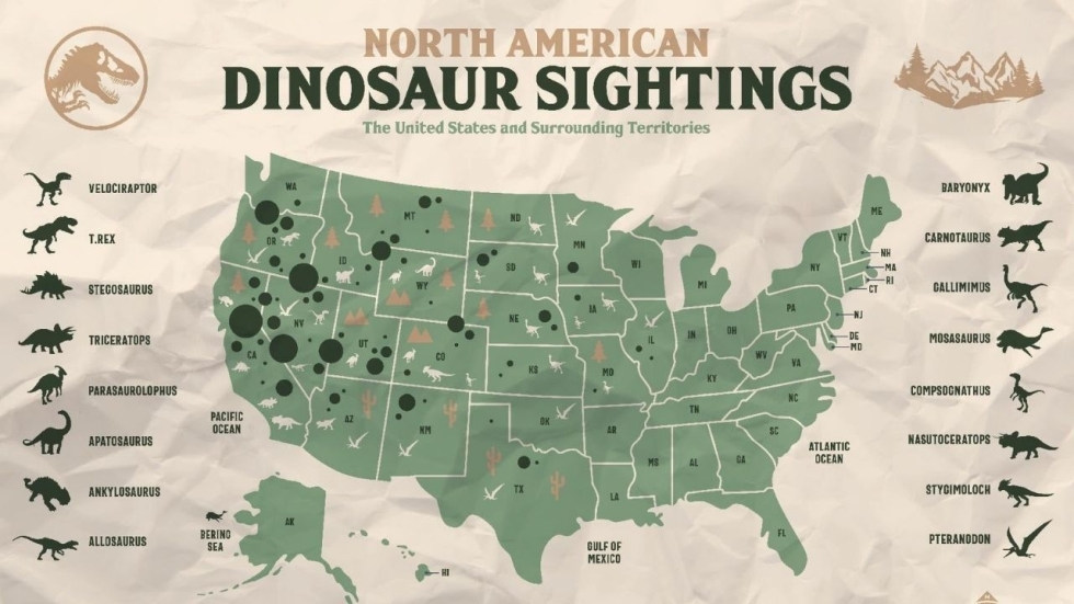 Regisseur Colin Trevorrow deelt een dinosaurussenkaart van 'Jurassic World: Dominion'