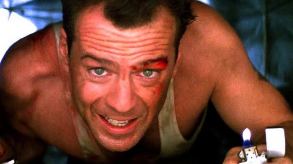 Bruce Willis staat 34 jaar na 'Die Hard' weer op de Nakatomi Tower