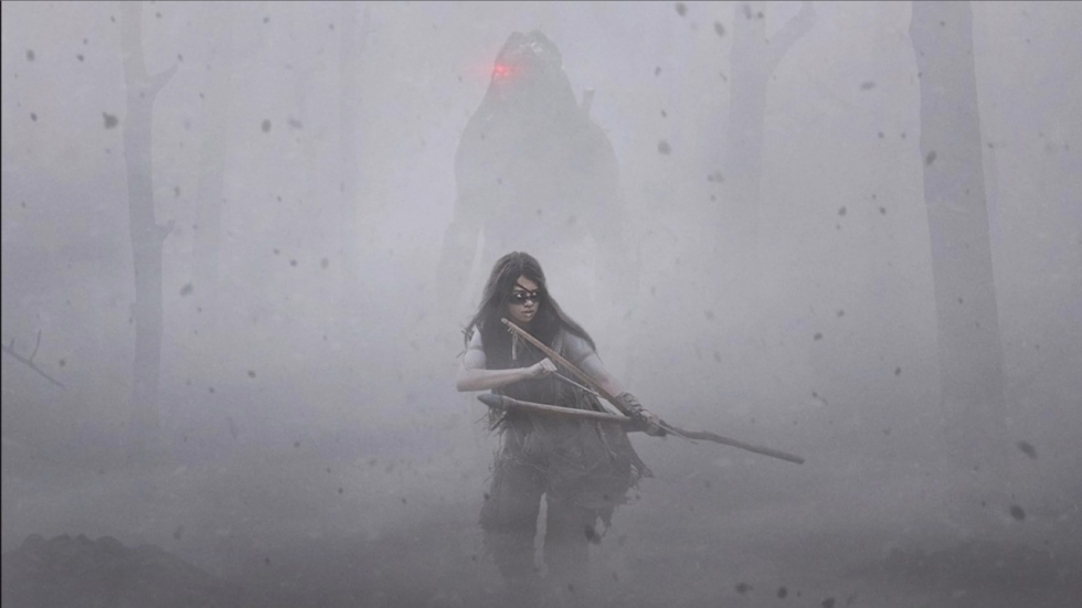 Predator-kostuum uit 'Prey' toont angstaanjagende details in BTS-foto