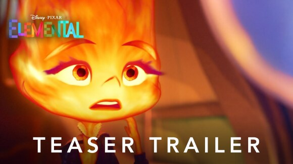 Pixar speelt met water en vuur in teaser trailer 'Elemental'