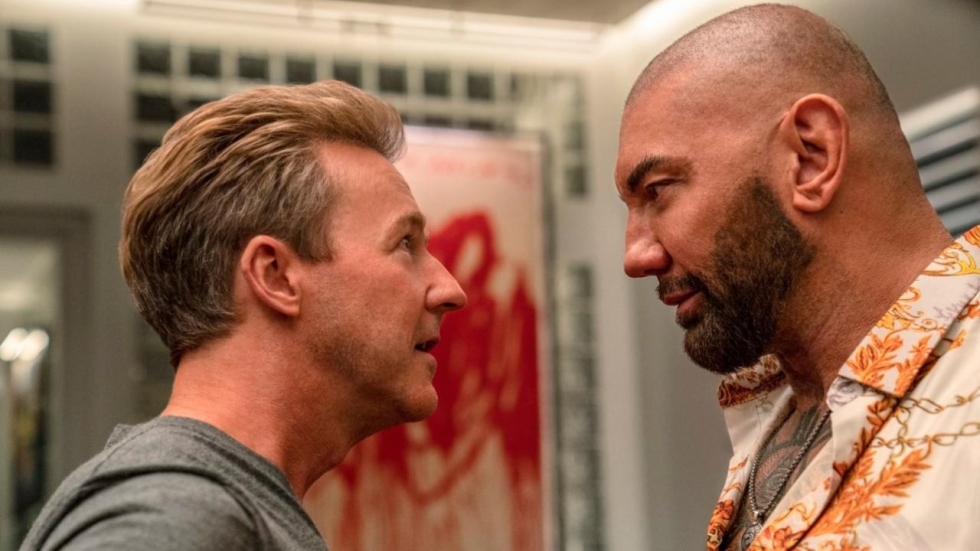 Fans verbaasd over Dave Bautista's hoofd in 'Glass Onion'?