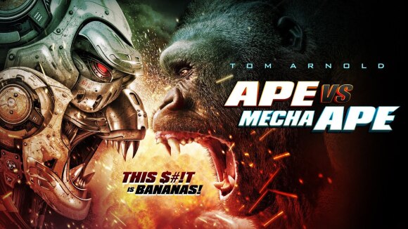 Bruut titanengevecht in trailer 'Ape vs. Mecha Ape'