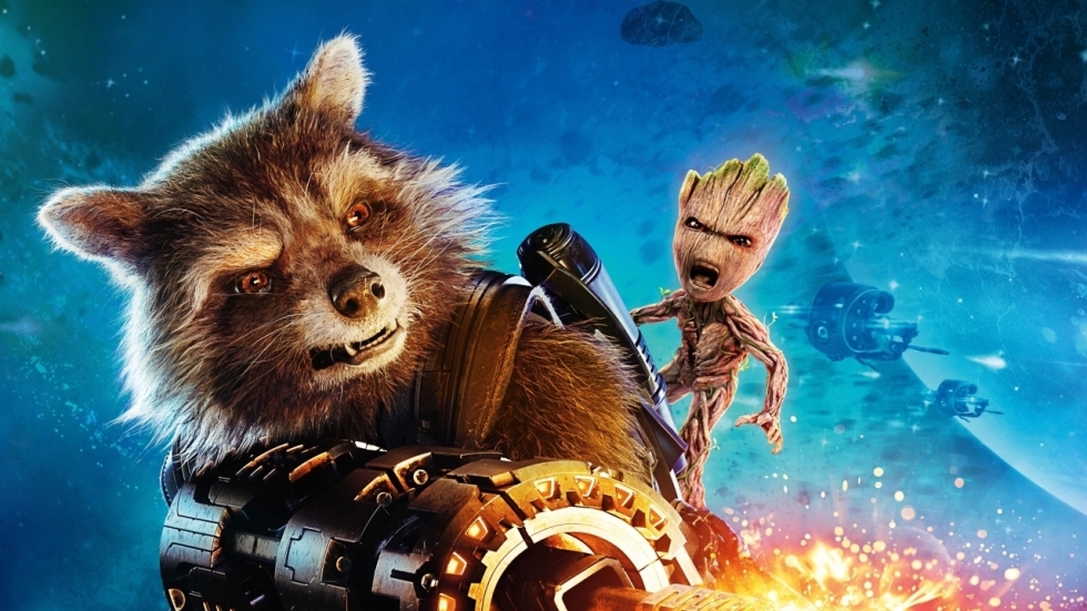 Supergave poster met (Baby) Rocket voor 'Guardians of the Galaxy Vol. 3'