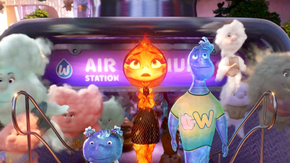De elementen staan centraal op nieuwe poster van Pixar's 'Elemental'