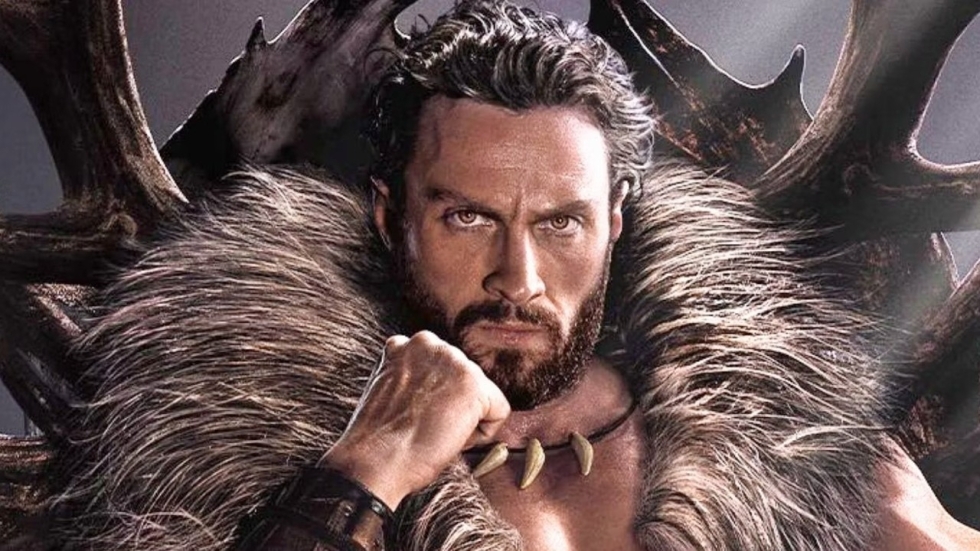 Marvel-schurk zit op zijn troon op poster 'Kraven the Hunter'
