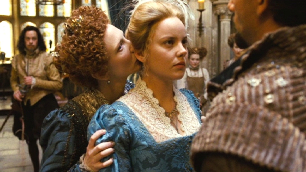 Deze onwaarschijnlijke 'filmfout' werd kundig rechtgezet in 'Elizabeth: the Golden Age'