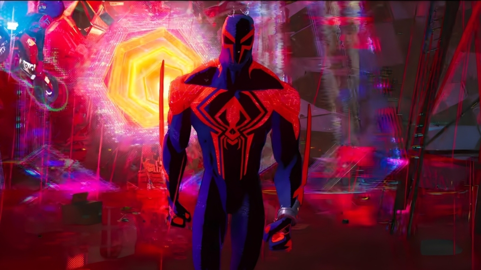 Nieuwe 'Spider-Verse 3' foto's tonen opvallende outfit voor Spider-Man 2099