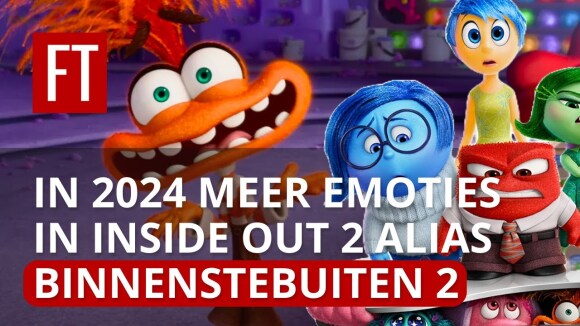 Trailer 'Inside Out 2': vervolg op iconische Pixar-film