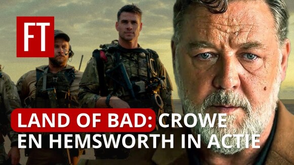 Trailer oorlogsfilm 'Land of Bad' met Russell Crowe en Liam Hemsworth