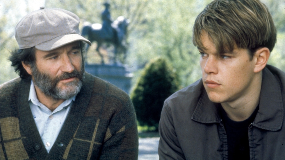 Robin Williams wilde zijn geïmproviseerde tekst in 'Good Will Hunting' behouden