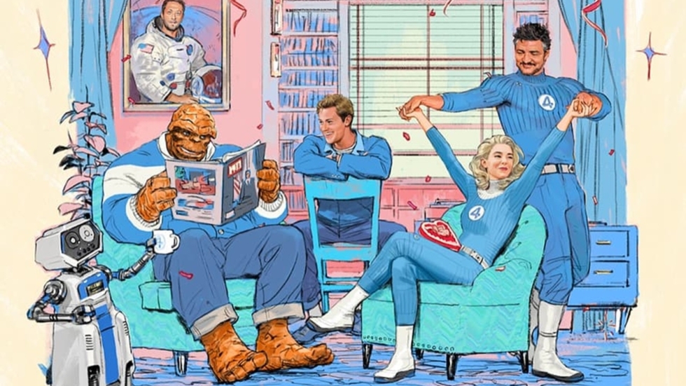Poster 'Fantastic Four' van Marvel Studios toont de nieuwe Human Torch