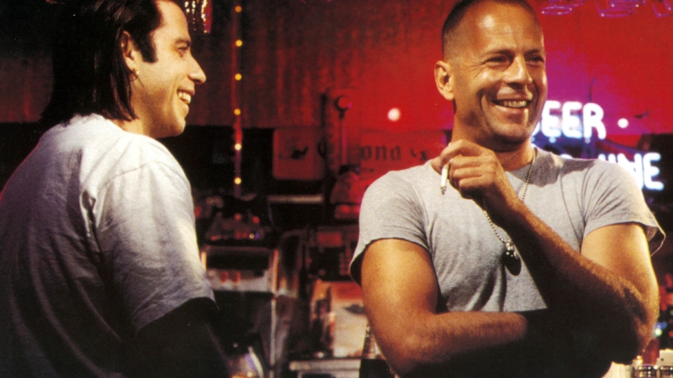 John Travolta mist Bruce Willis bij grote reünie: Klassieker 'Pulp Fiction' bestaat 30 jaar